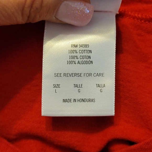 Juniors Large Texas Rangers Tee - Picture 3 of 4